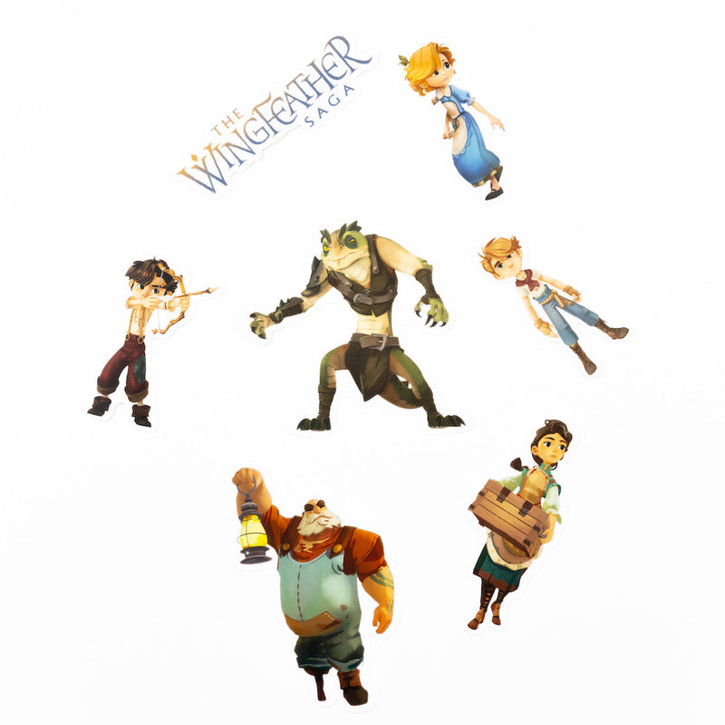 Wingfeather Character Sticker Set