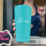 "Get Used to Different" Stainless Steel Teal Tumbler 3-Piece Bundle