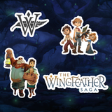 Wingfeather Sticker Set